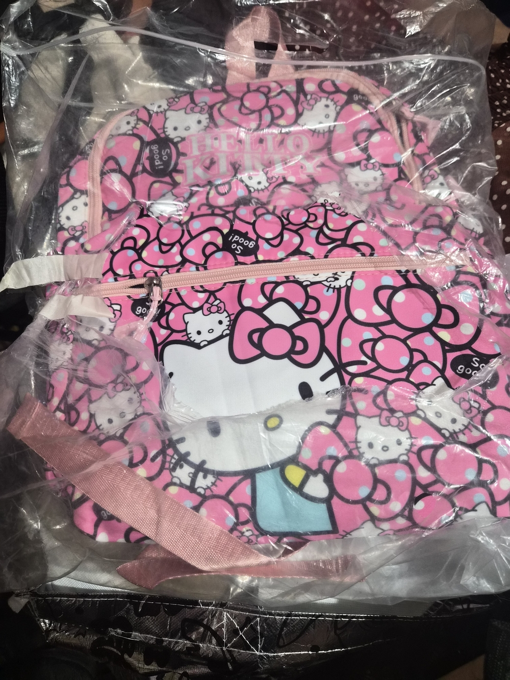 Sanrio Hello Kitty Pink Patterned Kids Backpack